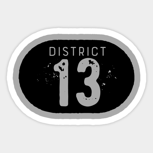 District 13 Sticker by OHYes